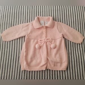 Koala Baby Boutique Pink Sparkley Knit Sweater Size 3-6 Months